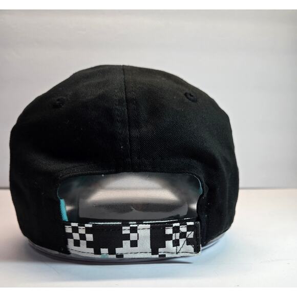 Callaway Pukka Golf Black Green Pattern Lined Hat Cat Adjustable RARE - Picture 3 of 6